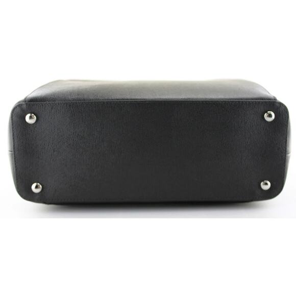 Tumi Women's Black Textured Coated Canvas Shoulder Strap Tote Bag One Size - Picture 5 of 5